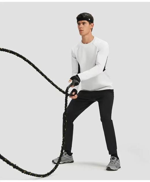 迪桑特秋冬新款透气保暖男士薄款圆领长袖针织衫 商品图2