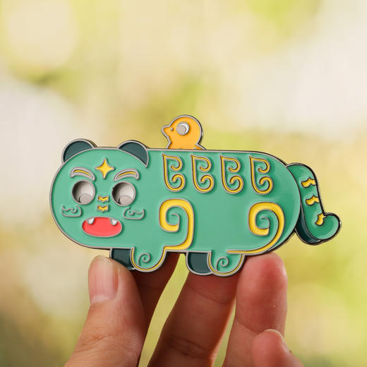 青铜虎王可动表情包冰箱贴 商品图5