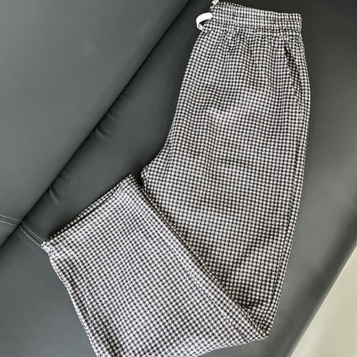 【169元2件】女士秋冬小格子直筒裤休闲女裤磨毛厚裤子【FD25328】 商品图1