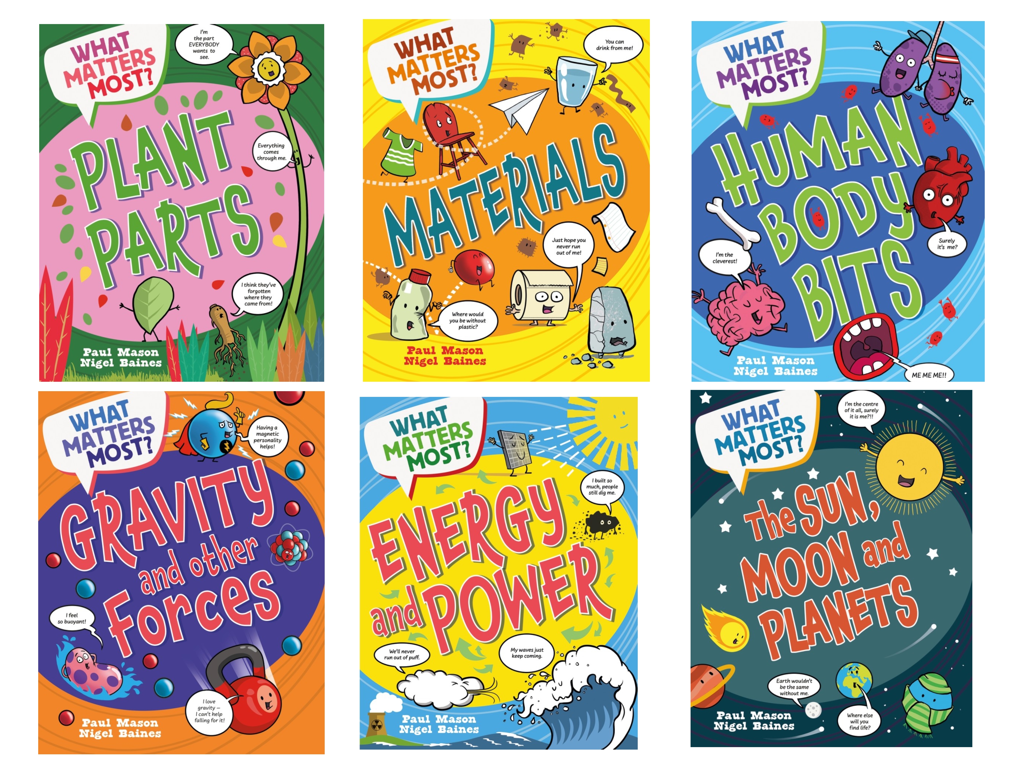 【赠音频】What matters most? 谁才是主角全6册 漫画百科绘本