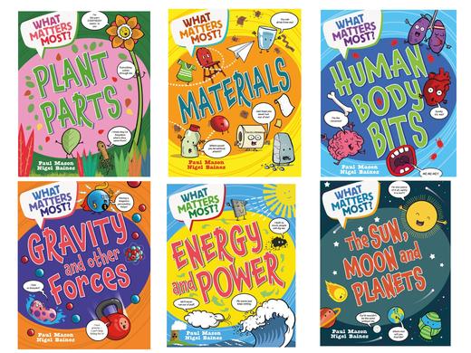 【赠音频】What matters most? 谁才是主角全6册 漫画百科绘本 商品图0