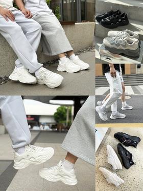 【百元疯抢！】某乐同源厂奶白老爹鞋！全网颜值天花板！5cm隐形增高+云感软底！穿上直接暴瘦20斤‼️ 大长腿特效拉满