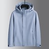 【DK】大依优型大码男装休闲夹克可脱卸帽秋季连帽外套潮流时尚休闲立领长袖外套加肥加大码 商品缩略图5
