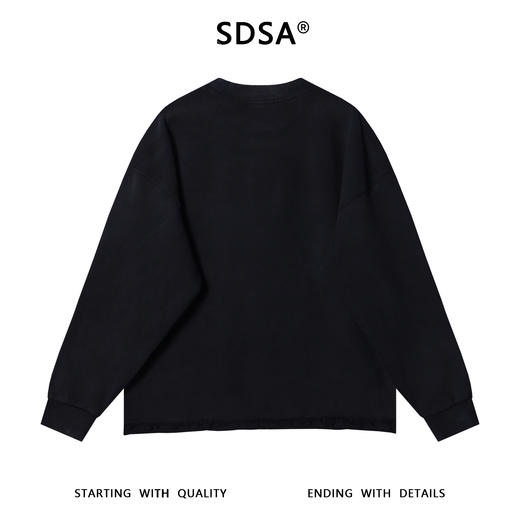 25076SDSA男士秋冬新款痞帅男装美式复古人物印花圆领卫衣嘻哈百搭时尚 商品图5