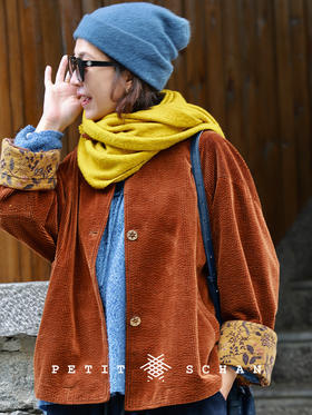 PETIT SCHAN小闪 CLO#918 Old Times 旧时光 棉牦牛绒灯芯绒外套