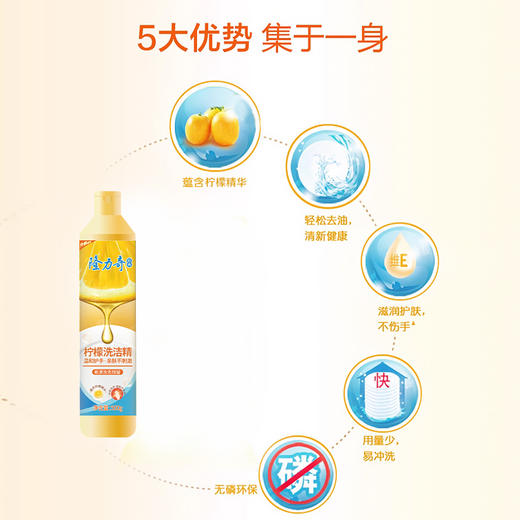 隆力奇500g柠檬洗洁精 商品图2