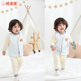 棉果果冬季新品暖姜棉柔软保暖80-130码背心暖姜马甲M411171425689