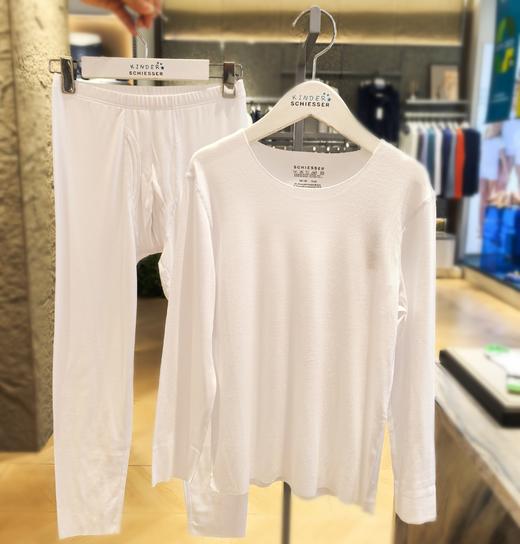 【天然零碳莫代尔随型裁】SCHIESSER德国舒雅男童零碳莫代尔无痕随型裁打底保暖套装37/26171W 商品图0