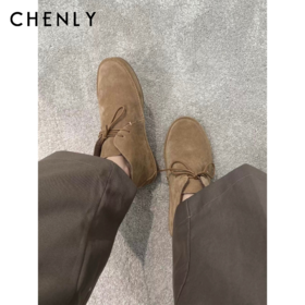 尘衣｜25F/W 冬日护脚牛反绒毛底短靴