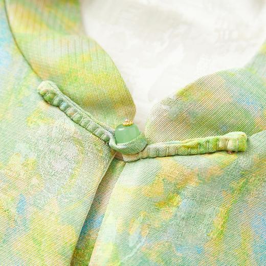 WL 2512512双面可穿新中式国风桑蚕丝天丝提花外套 商品图2