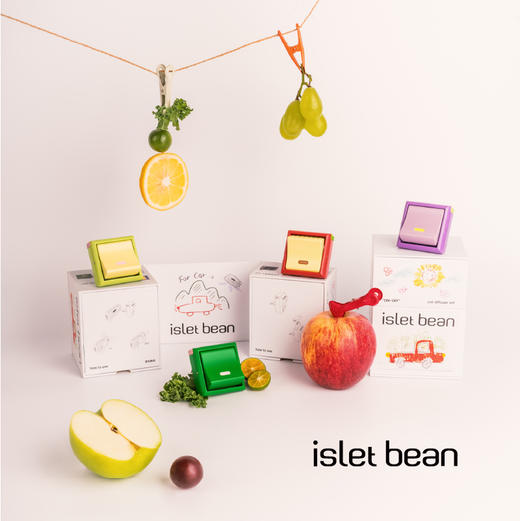 isletbean豆岛 on-off金属开关车载香氛汽车出风口装饰节日礼物 商品图2