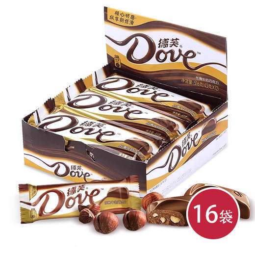 德芙牛奶巧克力14g(IC)*16(69029783) 商品图0