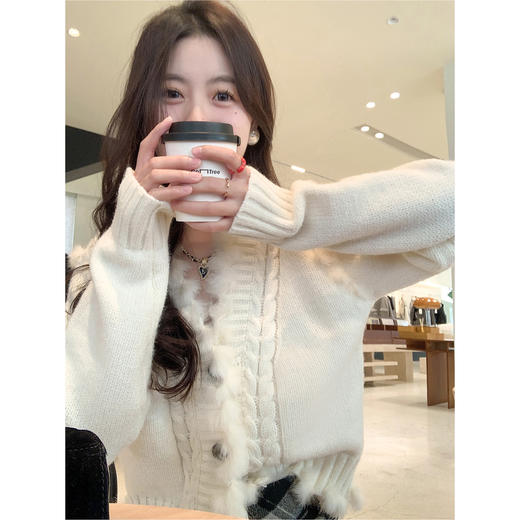 <曾小咸推荐>2.7现货秒杀 ！微信超特价！韩系毛边开衫 日常189 立减89.01 秒杀99.99！！ 商品图1