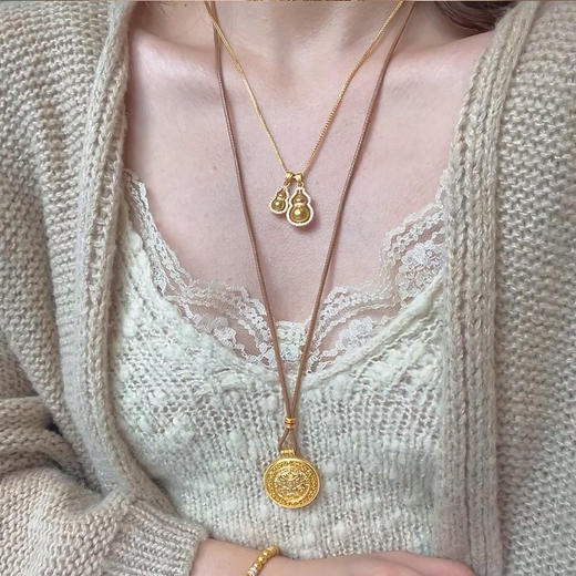 韦*雪同款【薇媞 沙金合集】古法沙金工艺 耐磨不易掉色 叠戴百搭经典 商品图2