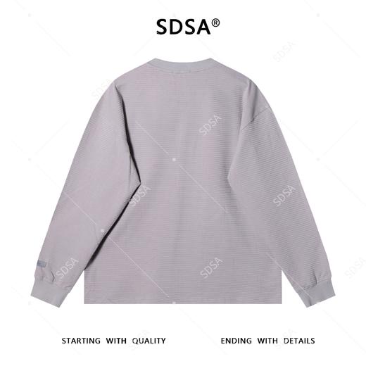 8616SDSA男士秋冬新款痞帅男装韩版撞色条纹套头圆领卫衣百搭宽松上衣 商品图5