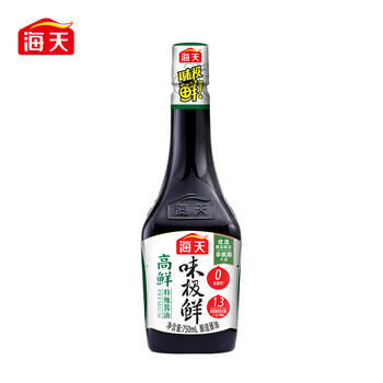 海天高鲜味极鲜750ml 点蘸凉拌炒菜提鲜 特级生抽 酿造酱油 /粮油调味 /调味品 /酱油 商品图4