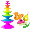 Fat brain七彩叠叠塔（10m+）+水果摇摇乐（1岁+） 男孩女孩早教益智玩具 商品缩略图0