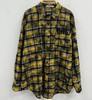 NC格子印字母长袖衬衫50902（黄）秋季 153210020321 商品缩略图1
