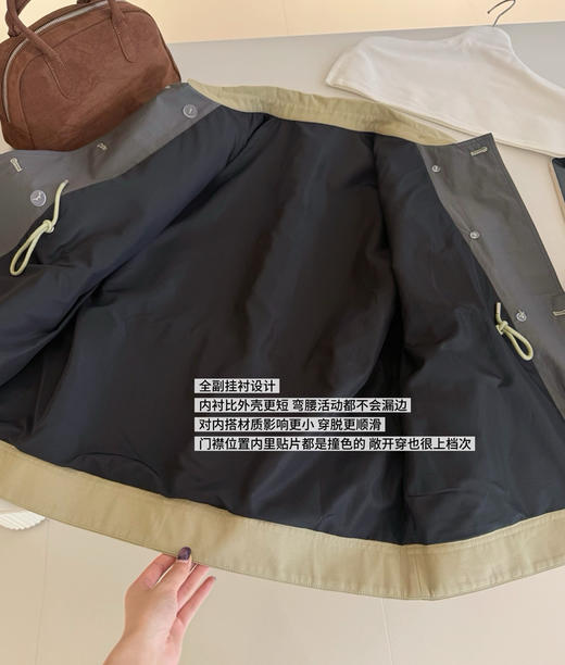 巴恩风小个子风衣外套08292 商品图3