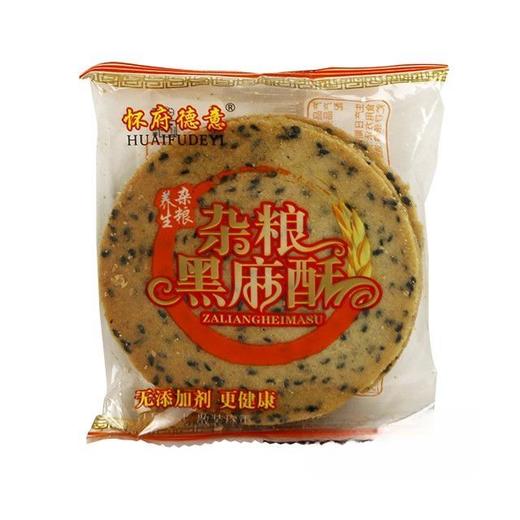 散怀府德意山药芝麻薄脆饼干(500±50g)口味随机 商品图1