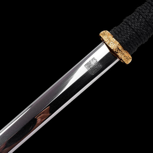 汉风华威 汉唐收藏刀剑 龙泉沈广隆宝剑一体刀剑 未开刃 商品图3