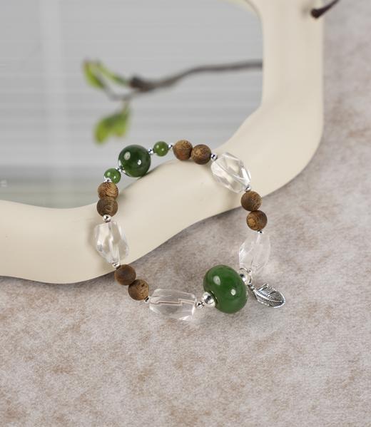 后辰和田玉沉香手串 商品图1