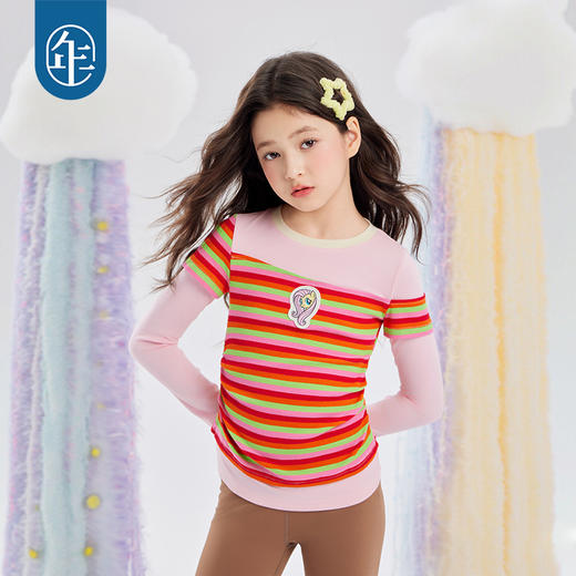 年衣童装长袖T恤25秋冬新款女童卡通可爱上衣打底衫小马宝莉圆领上衣 商品图1