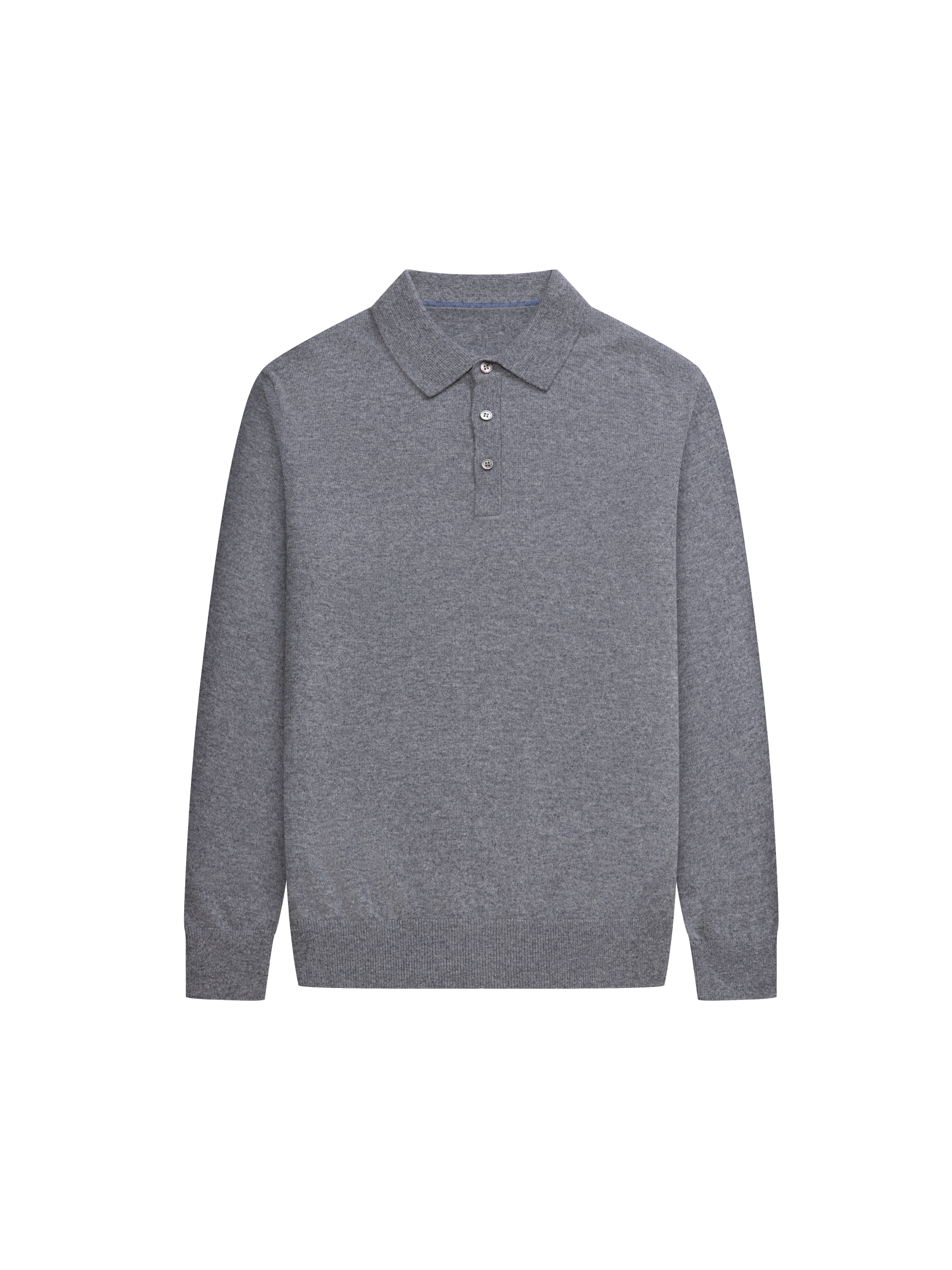 「2色可选」100%羊绒12针Polo针织衫