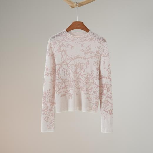 西子/乌托邦羊毛高雅提花针织花色上衣/MSBH2203 商品图0