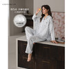 可人儿春秋季带胸垫泡泡绵女士长袖长裤睡衣可外出小众家居服套装 商品缩略图0