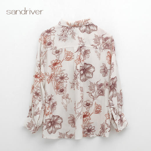 羊绒精纺印花衬衫  SJF97W383N 商品图2