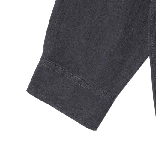 SDSA男士秋冬新款痞帅男装韩版休闲纯色口袋纽扣翻领长袖衬衫百搭 商品图4