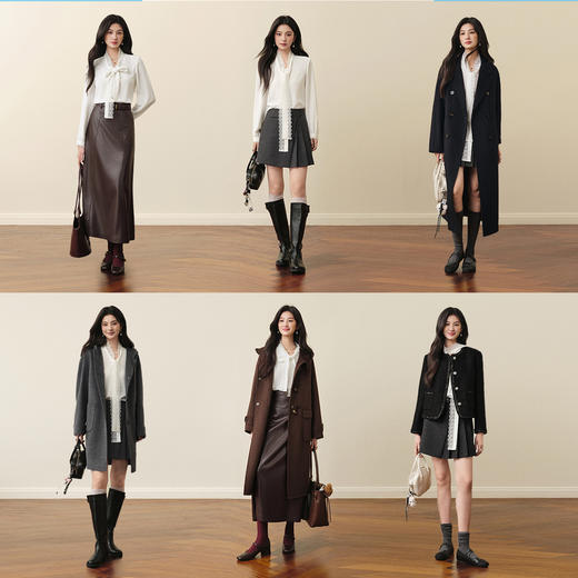 【严选】孟子义代言诗凡黎蕾丝飘带领衬衫2025秋新款优雅花边气质通勤上衣7G9320901 商品图1