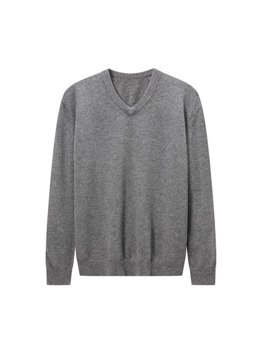 「2色可选」100%羊绒12针V领针织衫 商品图0