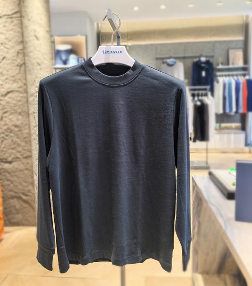 【经典半高领 必备外穿卫衣】SCHIESSER 德国舒雅男士100%棉200G 中厚半高领打底外穿卫衣39/26183U 商品图3