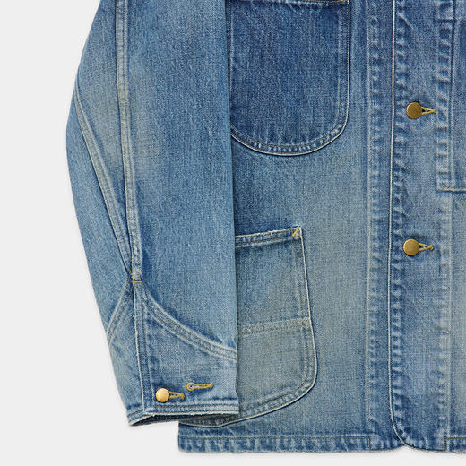 marka COVERALL JACKET 有机棉水洗牛仔工装夹克外套 商品图4