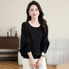 SC40-317-178蝙蝠袖套头毛衣女秋冬季外穿2025新款慵懒风宽松针织衫高级感上衣 商品缩略图1