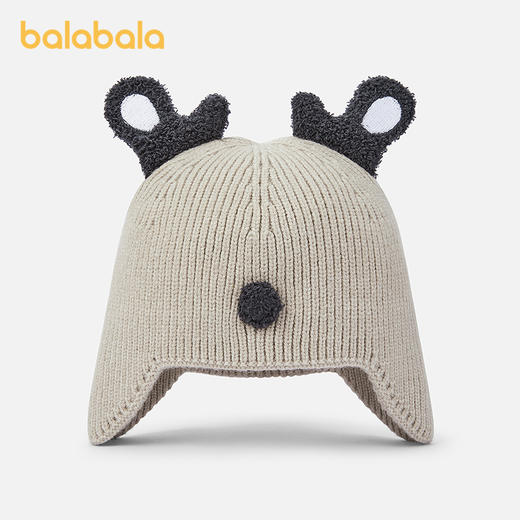 巴拉巴拉儿童帽子男女童护耳帽保暖立体造型时尚可爱 商品图1