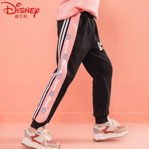 迪士尼女童加绒加厚裤子2022新款冬季儿童保暖裤秋冬女大童棉裤潮 商品图4