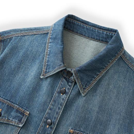 WL 2512708复古牛仔衬衫显瘦小众薄款外套 商品图2
