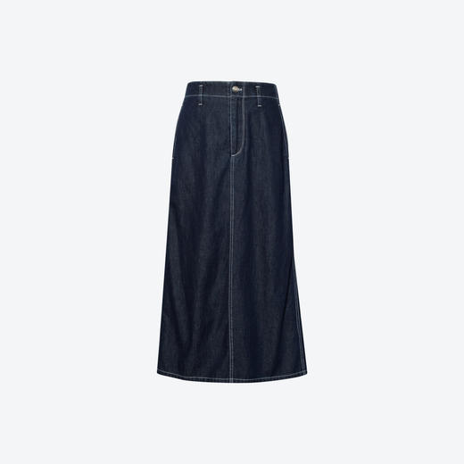 【商场同款】诗凡黎美式复古半身裙25秋新款显瘦牛仔裙3G8340981 商品图0