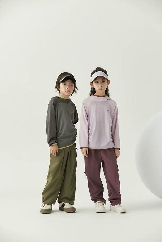 【童装服饰丨LittleBen320克山系卫裤/轻氧锦氢帽衫系列】面料舒适清爽，做工精细平整，版型设计高级又百搭，适合多种场景穿搭 商品图3