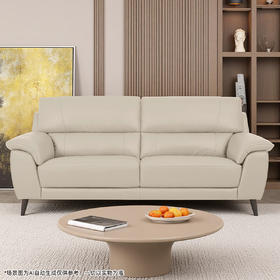 【家具】客厅轻奢大气真皮沙发独立弹簧座垫皮沙发RSH02