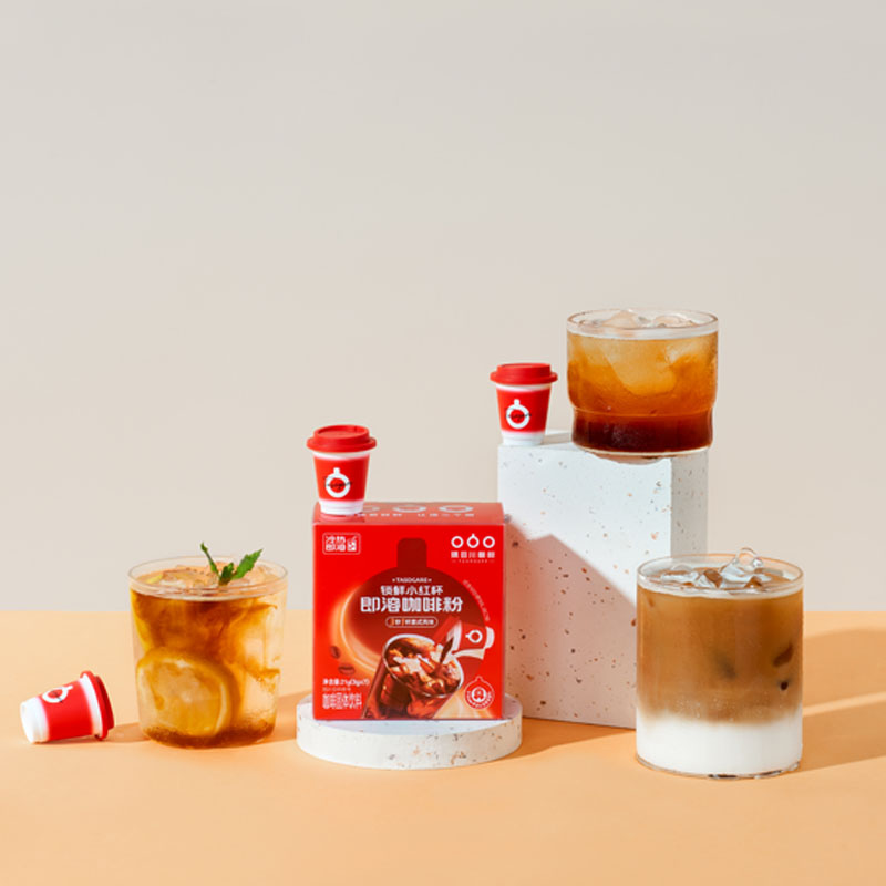 隅田川锁鲜小红杯即溶咖啡粉-意式咖啡3g*7颗装