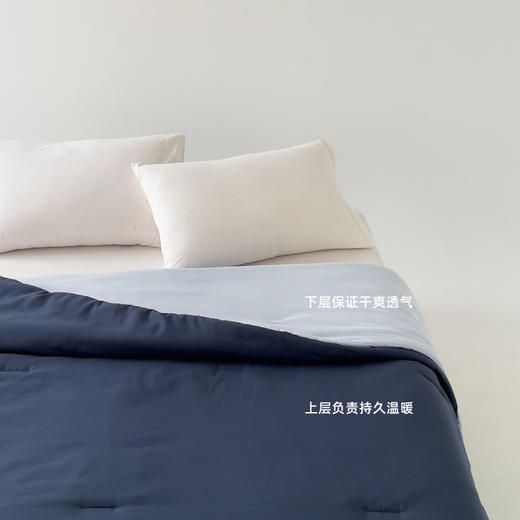 预售3天 【亚朵同款春秋被】双层子母被  实现内被控温（上层负责持久温暖，下层保证干爽透气） A类母婴级裸肌面料 整个被子都可以机洗 商品图6