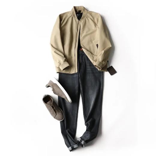 意式高级成衣 锦棉混纺面料！男士飞行员夹克休闲款防水外套秋冬 商品图3