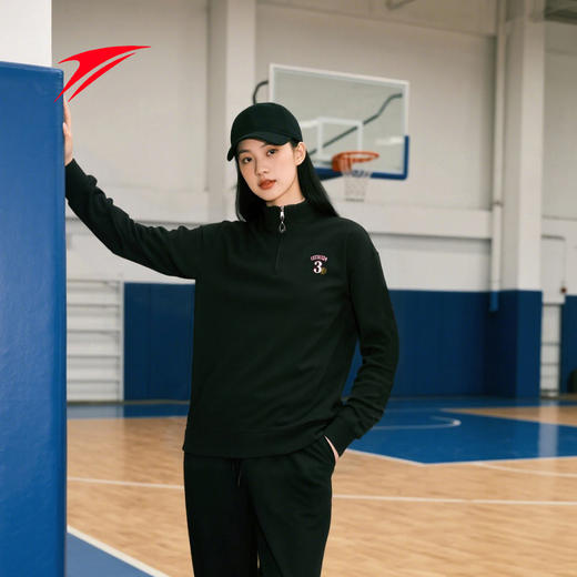 金莱克＆艾弗森联名款国棉情侣款拉链领卫衣    JLKLW69 商品图4