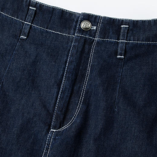 【商场同款】诗凡黎美式复古半身裙25秋新款显瘦牛仔裙3G8340981 商品图2