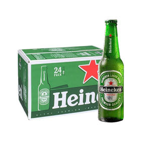 喜力荷兰版进口玻璃瓶 330ml*24瓶