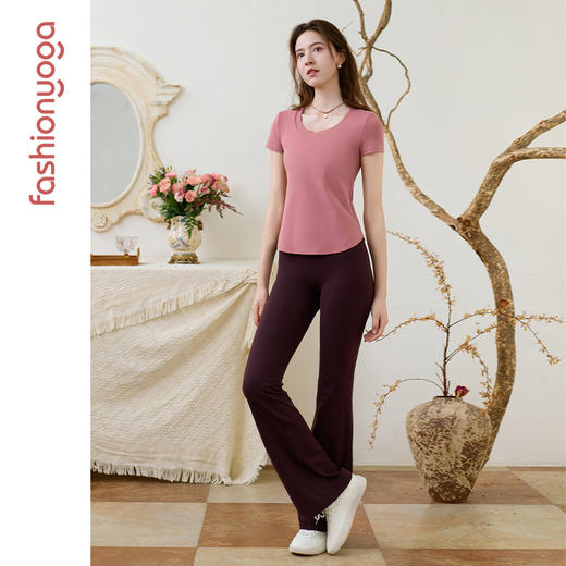 凡圣瑜伽简约中式领短袖 FC15368 商品图10